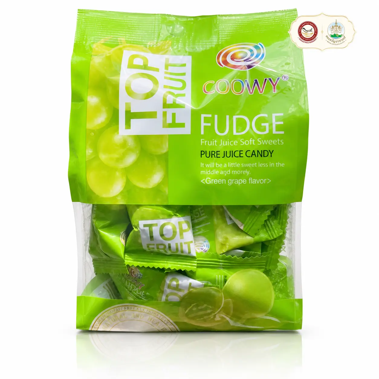 KẸO DẺO TOP FRUIT VỊ NHO XANH GÓI 280g