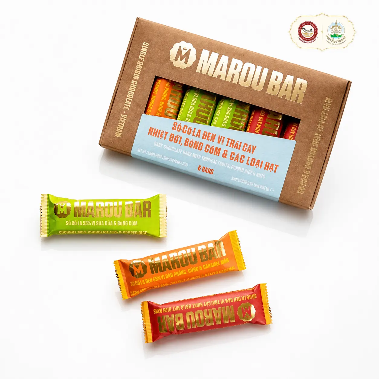 Marou Hộp quà socola box 6X35G 210g