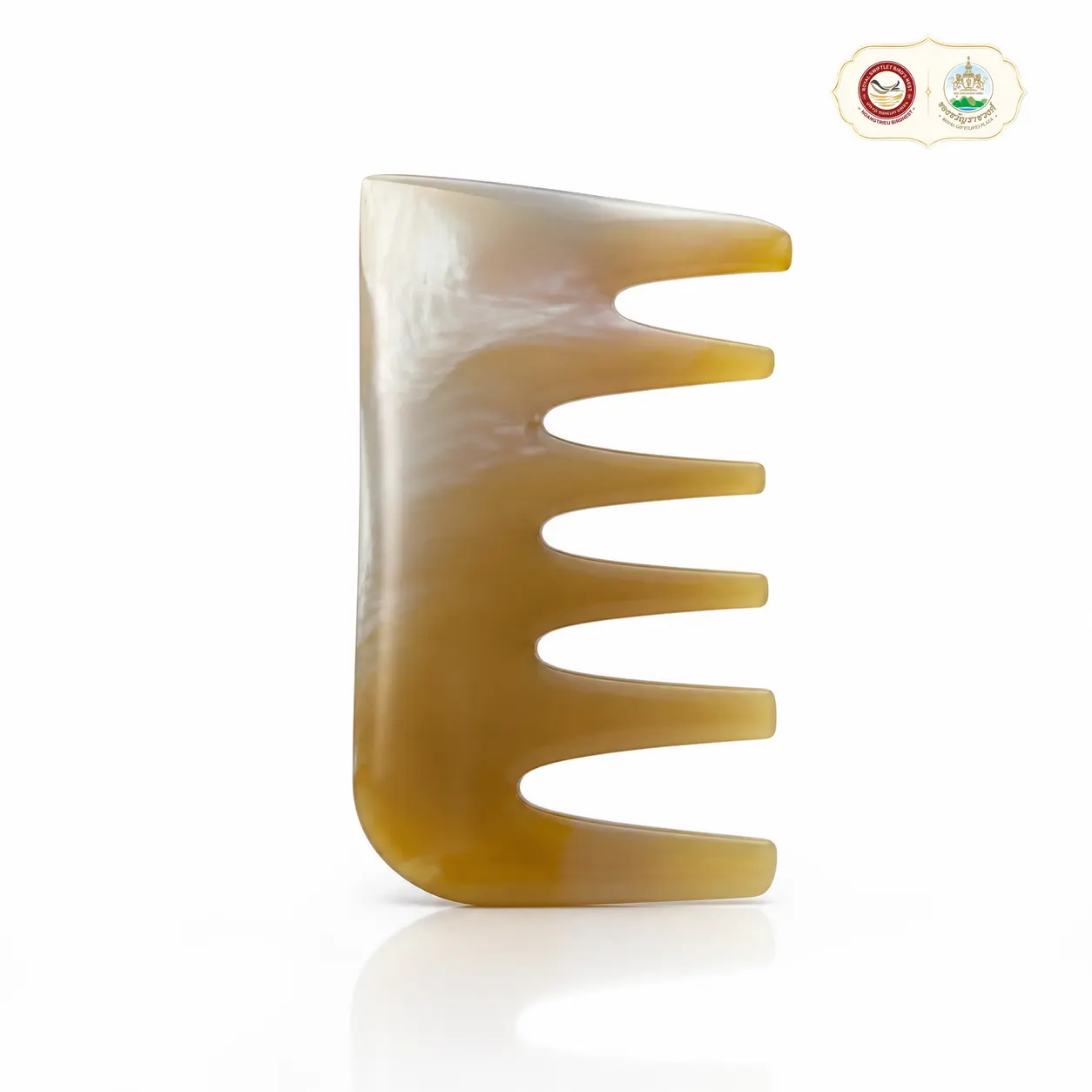 COH140T- Lược sừng đa năng thần thánh (Size: M - 11cm) Mát xa làm đẹp /thư giãn /giúp lưu thông máu