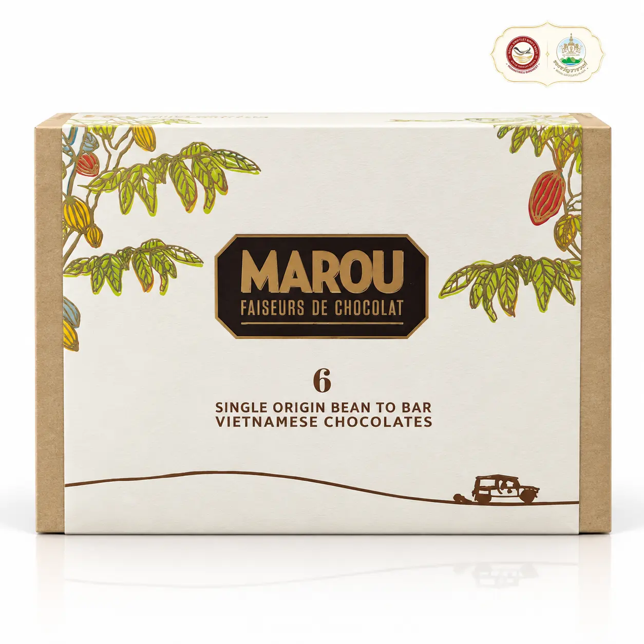 Hộp Quà Socola Marou 6 Thanh 144g - Loại 1