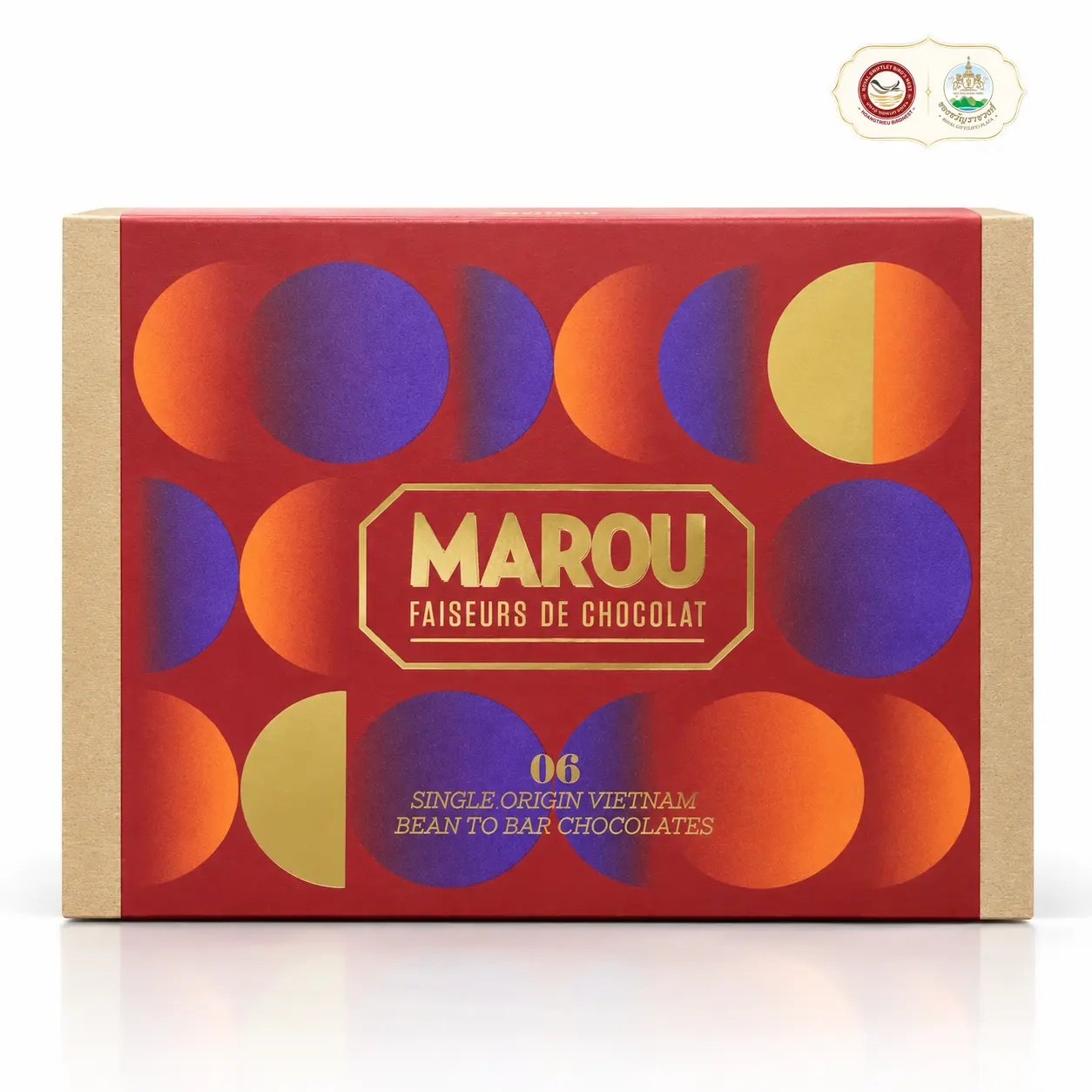 Hộp Quà Socola Marou 6 Thanh 144g - Loại 2
