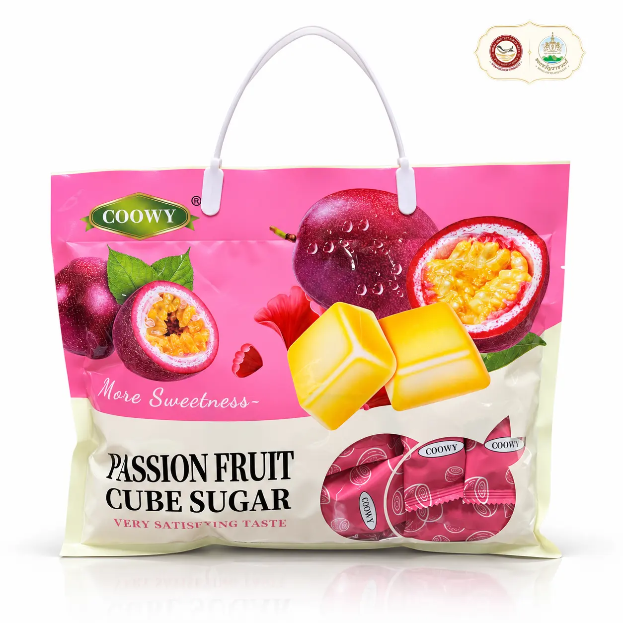 Kẹo Quai Xách Cube Chanh Leo 378g