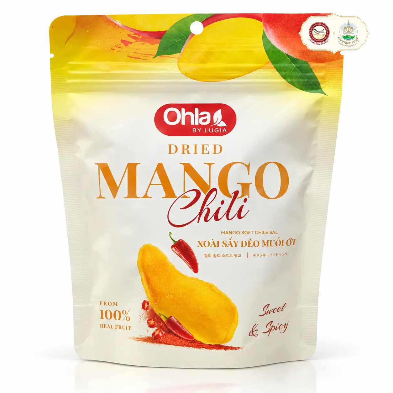 Xoài Sấy Dẻo Muối Ớt Chili Ohla 100g