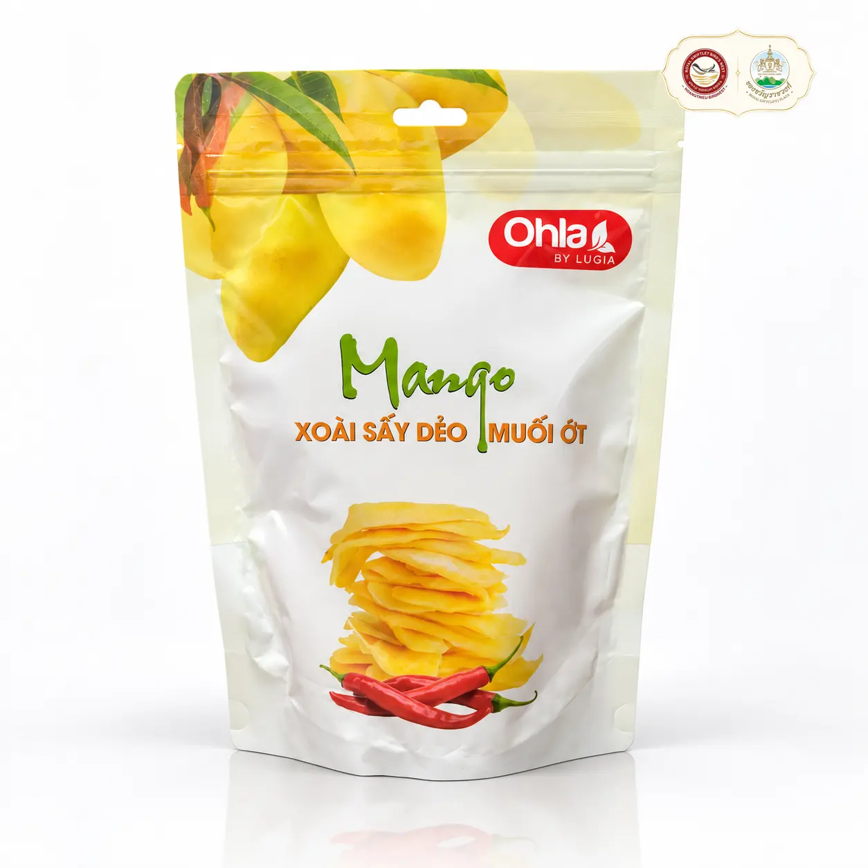 Xoài Sấy Dẻo Muối Ớt Ohla 500g