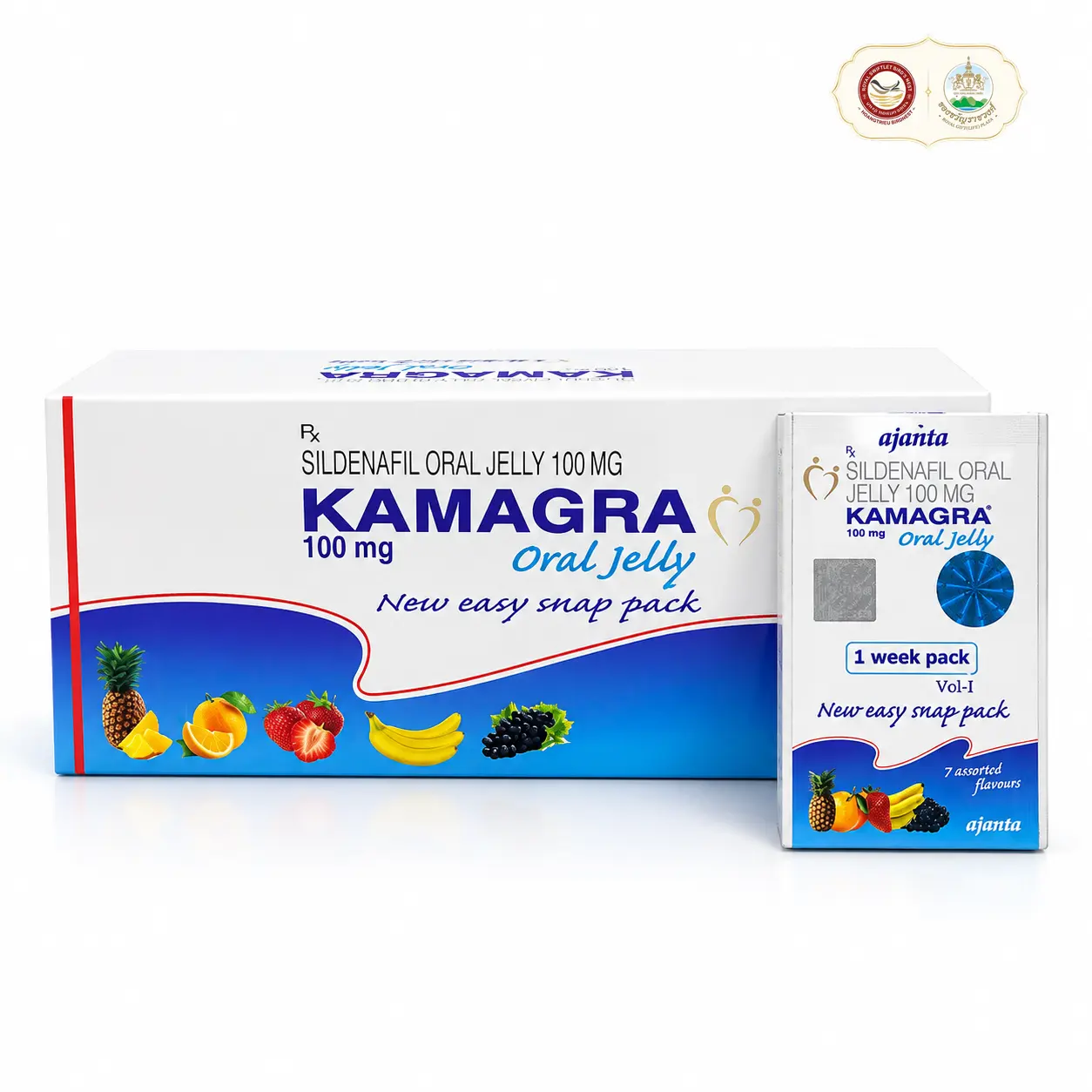 Thạch Kamagra Oral Jelly 100 mg – Màu xanh