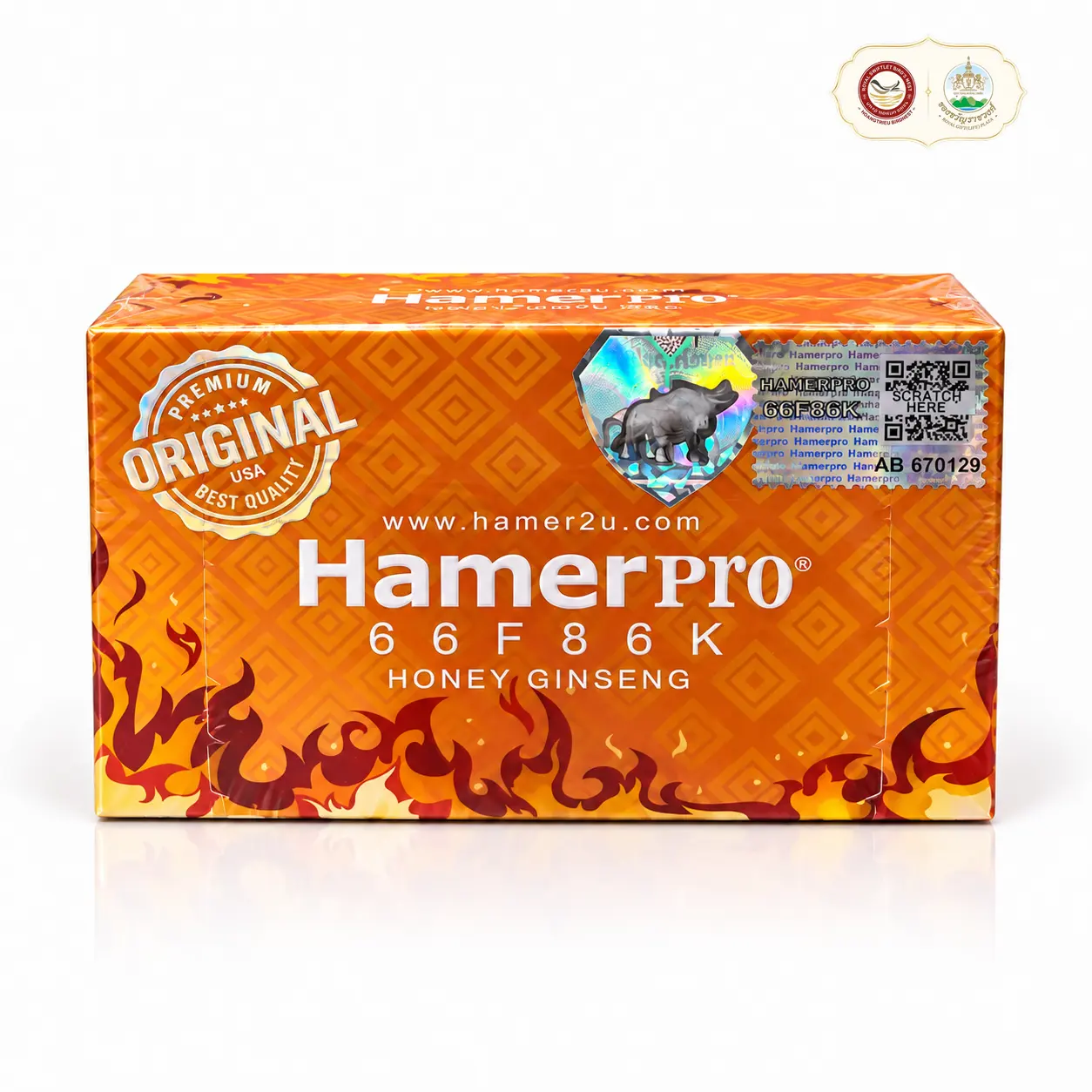 Kẹo Sâm HamerPro 66F86K Honey Ginseng