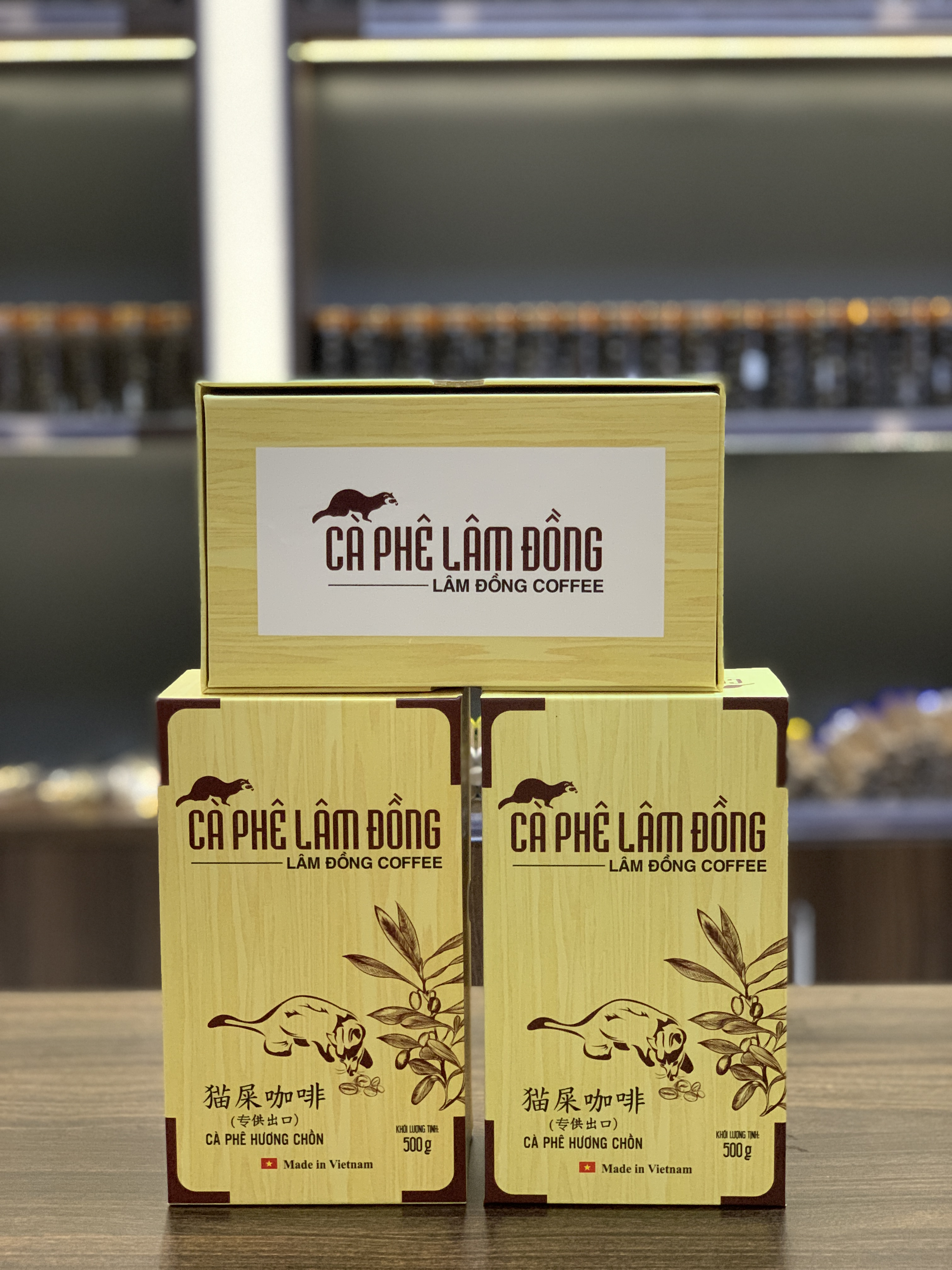 Cà Phê Chồn Lâm Đồng – Hộp 500g